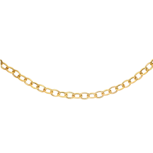 Collier Graine de Café Or jaune OZ 9 Carats bijouxcreoles.com