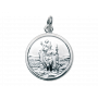 Médaille St Christophe ronde Argent
