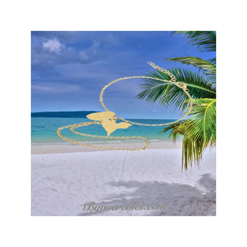 Wrist Bracelet Guadeloupe Map Wrist Bracelet Guadeloupe Map