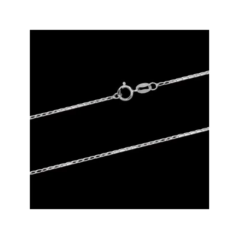Chaîne Argent maille Gourmette 1 mm bijouxcreoles.com