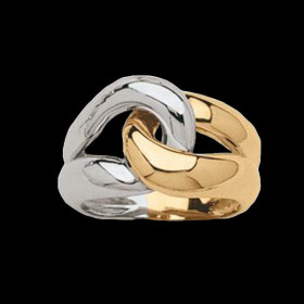 Piton de la Fournaise Gold cast ring