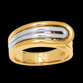 Bague coulé piton de la fournaise 3 Ors