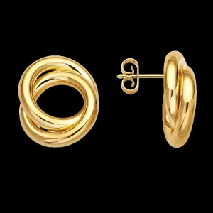 Boucles d'oreilles Chou Or bijouxcreoles.com