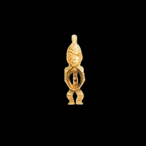 Pendant Map of Réunion Gold