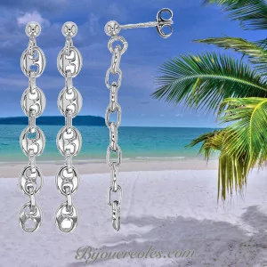 Boucles d'oreilles Créole Argent bijouxcreoles.com