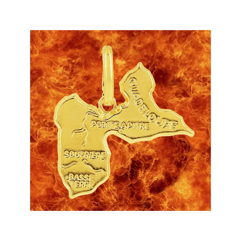 Pendentif Carte de la Guadeloupe Or bijouxcreoles.com Pendentif Carte de la Guadeloupe Or bijouxcreoles.com