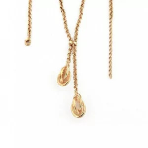 Gold-Plated Rope Chain Necklace 4mm