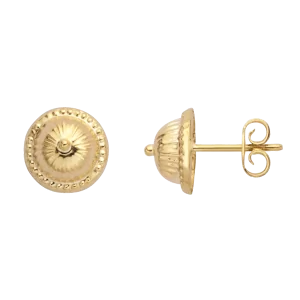 Boucles d'oreilles Nid d'abeille Or bijouxcreoles.com