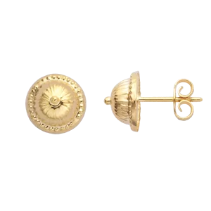 Boucles d'oreilles Chou Or 18 Carats bijouxcreoles.com