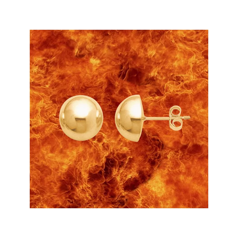 Boucles d'oreilles Demi-boule Or bijouxcreoles.com Boucles d'oreilles Demi-boule Or bijouxcreoles.com