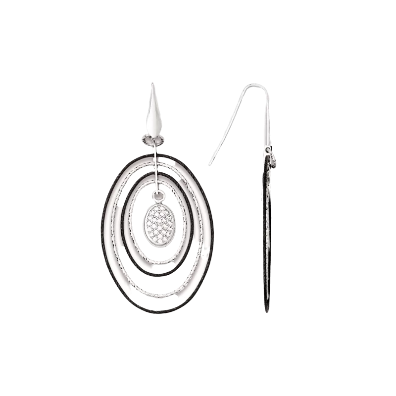 Boucles d'Oreilles motif ovales bijouxcreoles.com