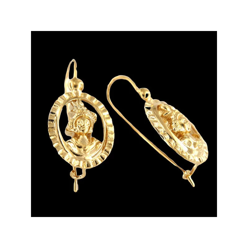 Madras Gold-Plated Earrings