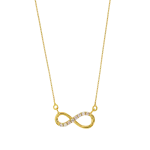 Bague Or Infini serti d'oxydes de zirconium bijouxcreoles.com