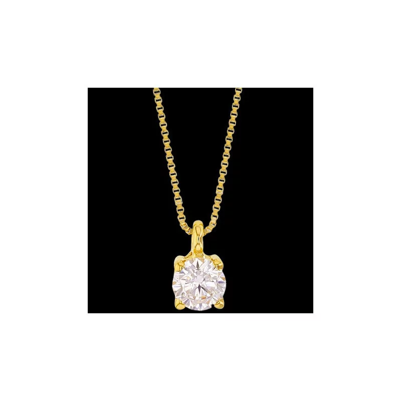 9 Carat Gold Cubic Zirconia Necklace 9 Carat Gold Cubic Zirconia Necklace