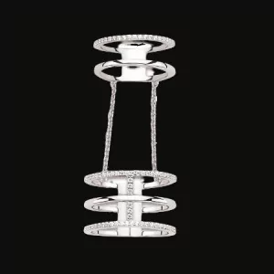 Bague Effet Martelé Large Argent bijouxcreoles.com