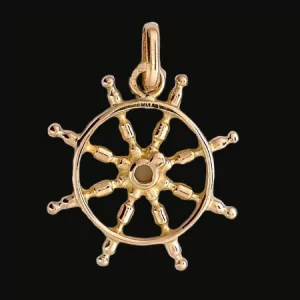 Pendentif Barre De Bateau Or Jaune