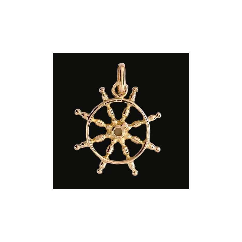 Yellow Gold Boat Bar Pendant Yellow Gold Boat Bar Pendant