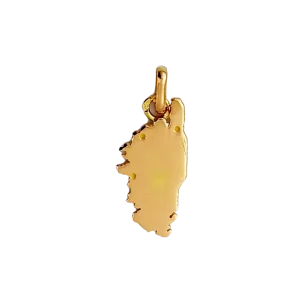 Pendentif Carte de Ile Ré Or Jaune bijouxcreoles.com