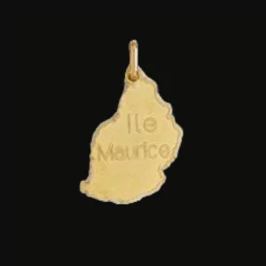 Pendentif Carte Sénégal Or Jaune bijouxcreoles.com