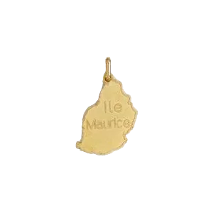 Pendentif Carte Sénégal Or Jaune bijouxcreoles.com