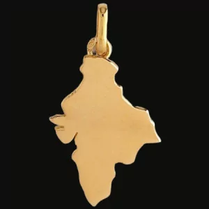 Pendentif Carte de Ile Ré Or Jaune bijouxcreoles.com
