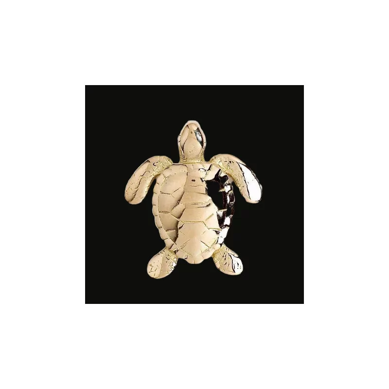 Pendentif Tortu océani et Tropik Or Jaune bijouxcreoles.com
