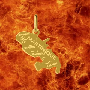 Pendentif lettre A en Or 9 Carats bijouxcreoles.com