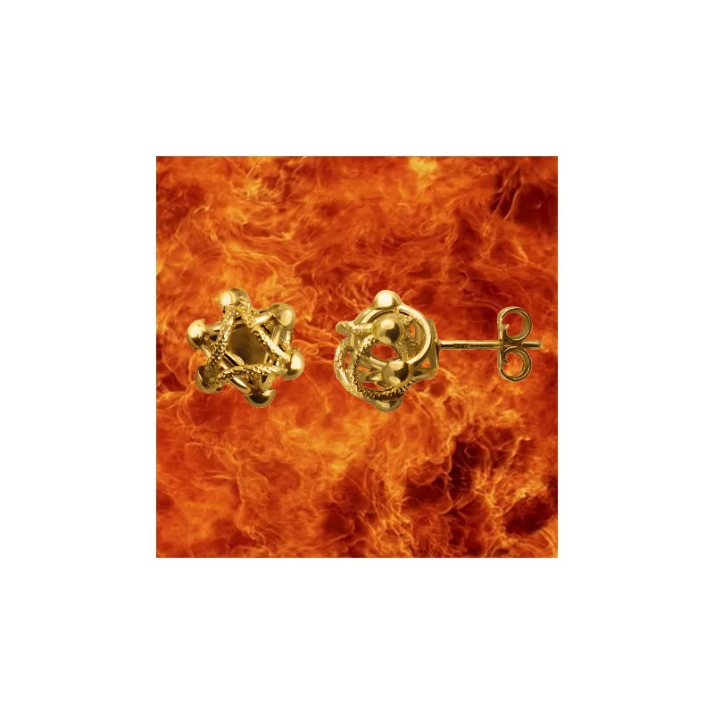 Boucles d'oreilles Cyclone Or 18 Carats bijouxcreoles.com