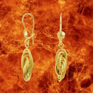 Boucles d'oreilles Chou Or 18 Carats bijouxcreoles.com