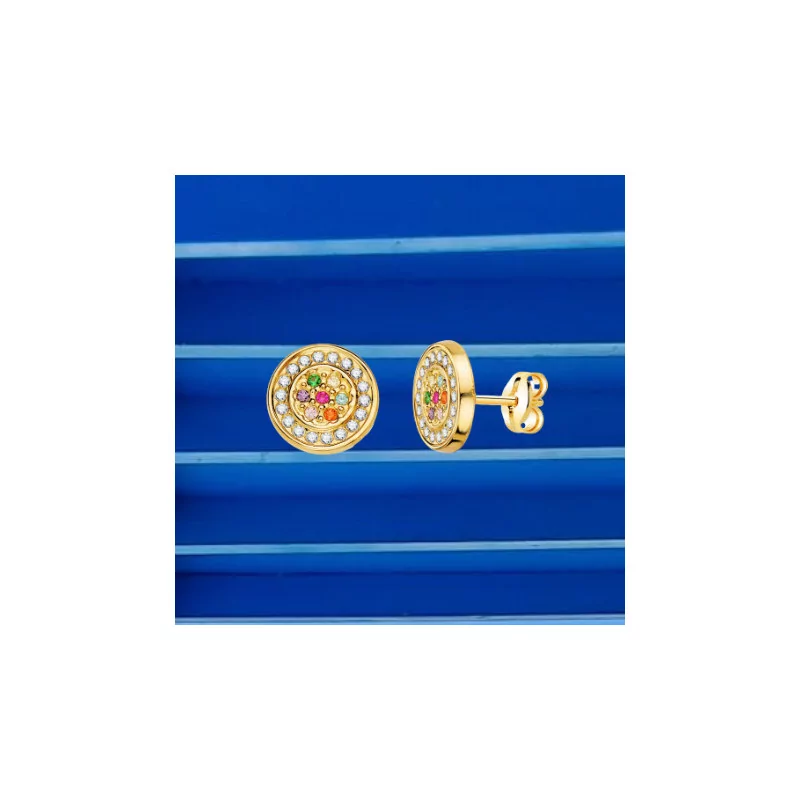 Astrid Gold Color Zircon Earrings Astrid Gold Color Zircon Earrings