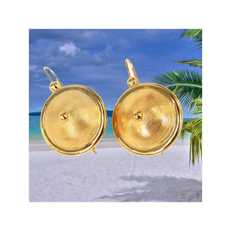 Boucles d'oreilles Créoles Casque Colonial bijouxcreoles.com