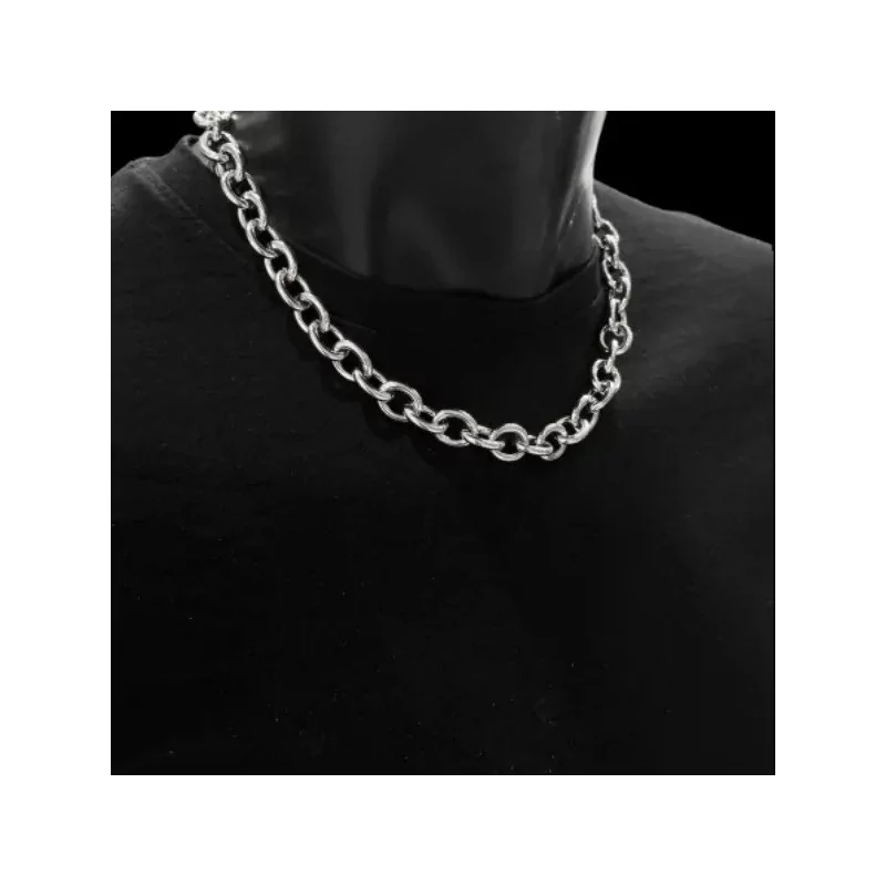 Stainless steel chain necklace, 44cm. Stainless steel chain necklace, 44cm.