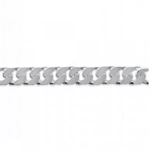Rigid bracelet cast from molten silver.