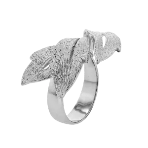 Bague Oxydes Zirconium bicolores Ovale Argent bijouxcreoles.com