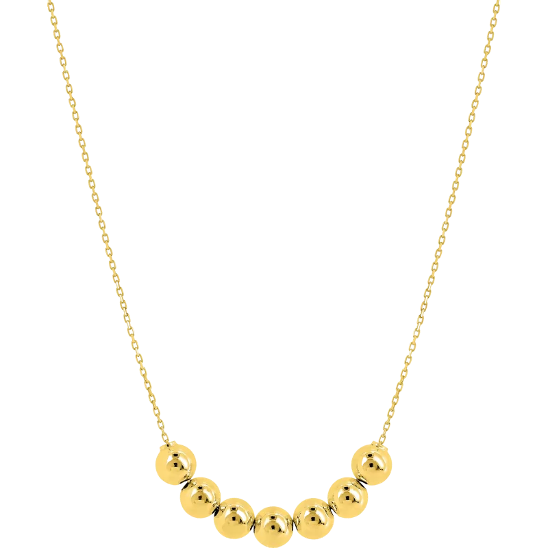 Collier Boules 5mm Or jaune 9 Carats bijouxcreoles.com Collier Boules 5mm Or jaune 9 Carats bijouxcreoles.com