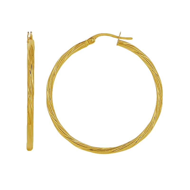 Creole dishcloth tube 2mm inner diameter 30mm Gold