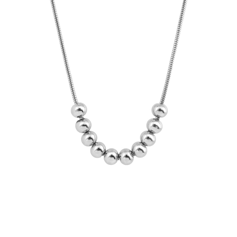Stainless steel ball necklace Stainless steel ball necklace