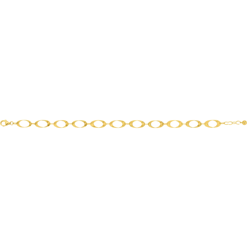 Fancy bracelet Oval 9 Carat Gold