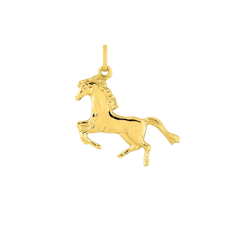 9 Carat Gold Horse Pendant