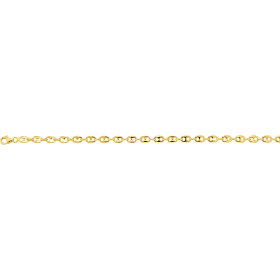 Bracelet grain de café plaqué or