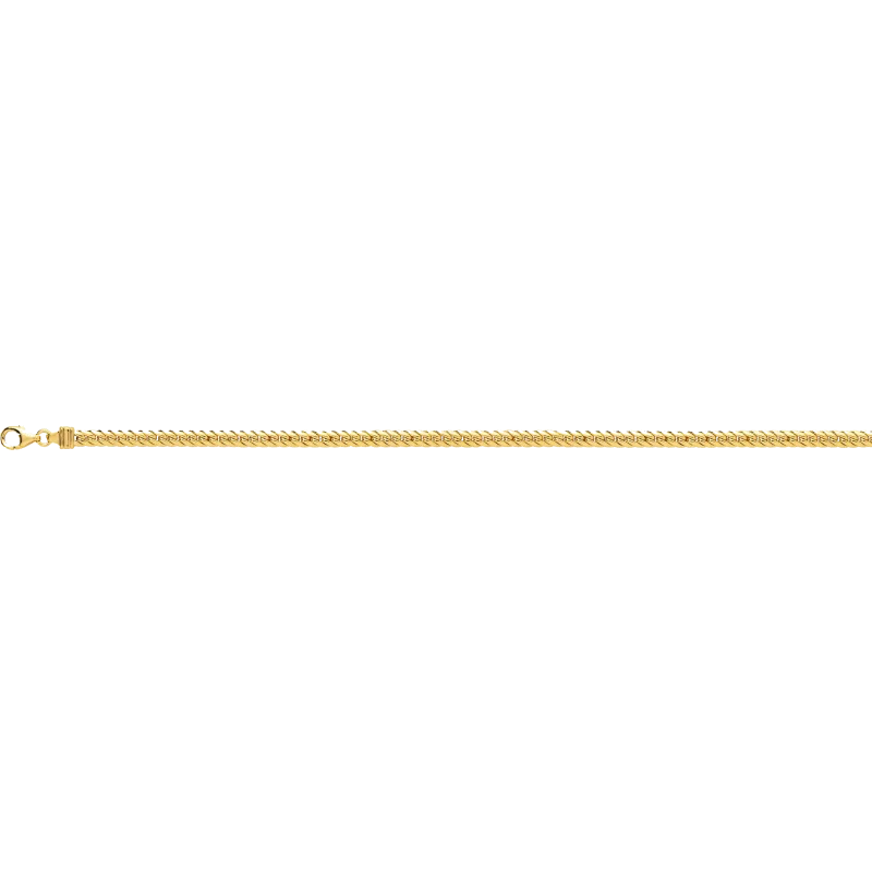 5mm gold plated English chain bracelet