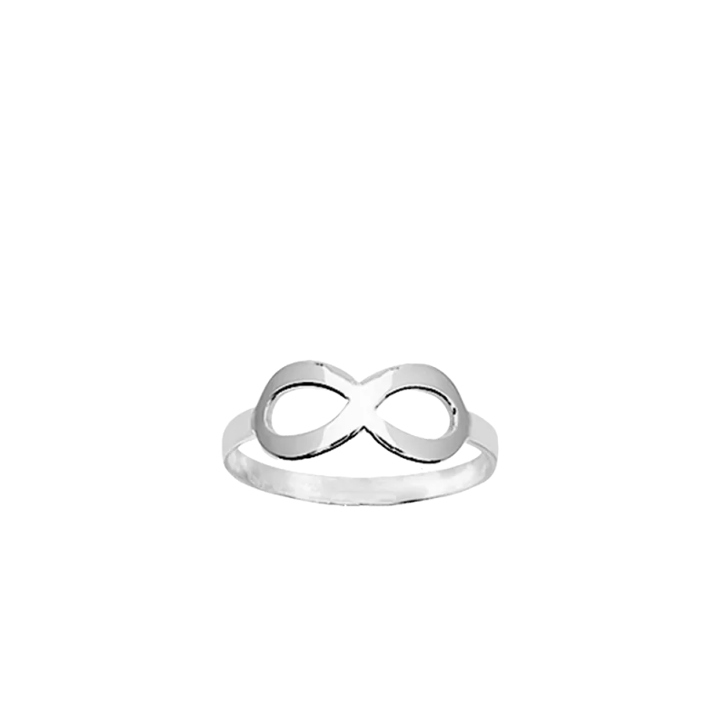 Bague Motif Infini Ajouré Argent bijouxcreoles.com