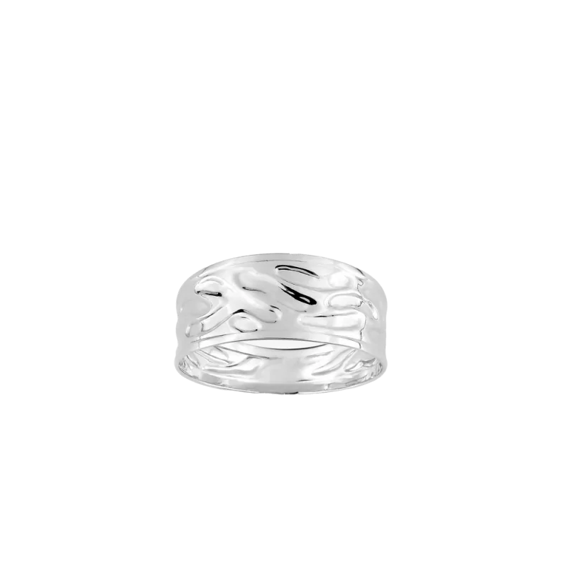 Hammered Silver Ring