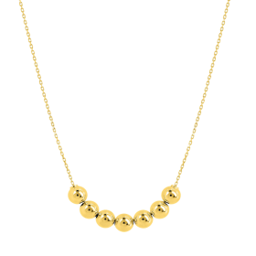 5mm Gold 9 Carat Bead Necklace