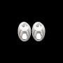 Boucle d'oreilles Grain Café Argent