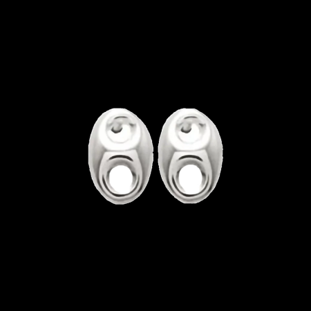 Boucle d'oreilles Grain Café Argent