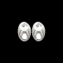 Boucle d'oreilles Grain Café Argent