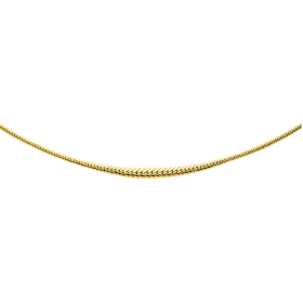English Chain Drop Necklace 18 Carat Gold