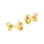 Boucles d'oreilles grain café Or jaune 9 Carats