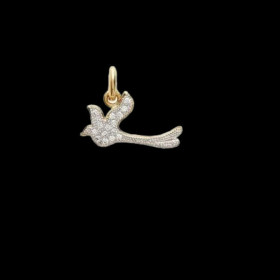 Pendentif Plaqué Or Le Paille en queue